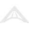 Ekena Millwork Pitch Stanford Architectural Grade PVC Gable Pediment, 36"W x 21"H x 1"P (14/12) GPP036X021X100STA - alternate 5